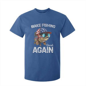 Funny Make Fishing Great Again T Shirt For Kid Bass Fishing TS11 Royal Blue Print Your Wear