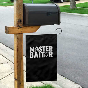 Funny Master Baiter Garden Flag Fishing Fisherman Adult Jokes Father's Day TS11 Print Your Wear