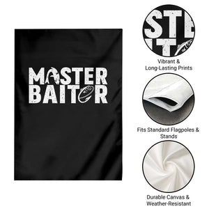 Funny Master Baiter Garden Flag Fishing Fisherman Adult Jokes Father's Day TS11 Print Your Wear