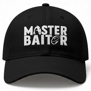 Funny Master Baiter Baseball Cap Fishing Fisherman Adult Jokes Father's Day TS11 Print Your Wear