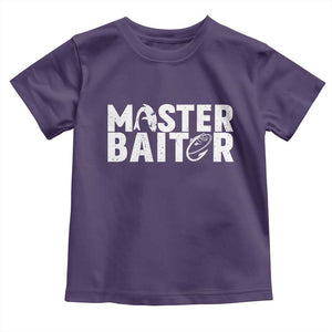 Funny Master Baiter Toddler T Shirt Fishing Fisherman Adult Jokes Father's Day TS11 Purple Print Your Wear