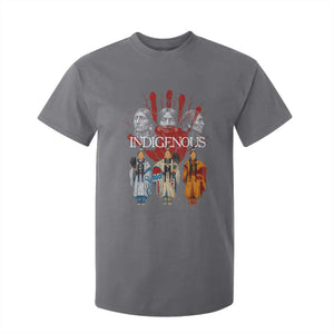 Native American Indigenous Women MMIW Red Hand Indian T Shirt For Kid TS11 Charcoal Print Your Wear