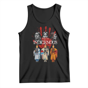 Native American Indigenous Women MMIW Red Hand Indian Tank Top TS11 Black Print Your Wear