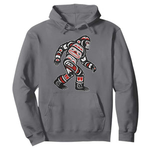 Bigfoot Native American Northwest Coast Art Hoodie TS11 Charcoal Print Your Wear
