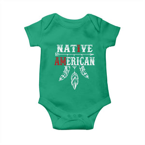 I Am Native American Baby Onesie Indigenous Pride Vintage Dreamcatcher Arrow TS11 Irish Green Print Your Wear