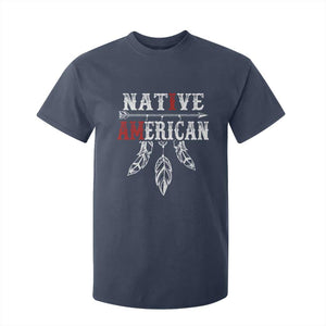I Am Native American T Shirt For Kid Indigenous Pride Vintage Dreamcatcher Arrow TS11 Navy Print Your Wear