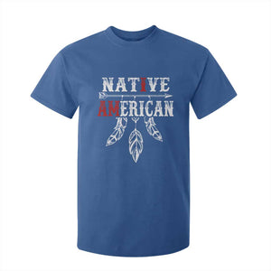 I Am Native American T Shirt For Kid Indigenous Pride Vintage Dreamcatcher Arrow TS11 Royal Blue Print Your Wear