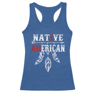 I Am Native American Racerback Tank Top Indigenous Pride Vintage Dreamcatcher Arrow TS11 Royal Blue Print Your Wear