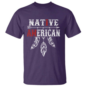 I Am Native American T Shirt Indigenous Pride Vintage Dreamcatcher Arrow TS11 Purple Print Your Wear