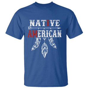 I Am Native American T Shirt Indigenous Pride Vintage Dreamcatcher Arrow TS11 Royal Blue Print Your Wear
