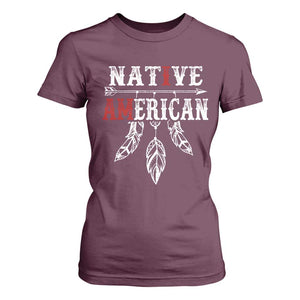 I Am Native American T Shirt For Women Indigenous Pride Vintage Dreamcatcher Arrow TS11 Maroon Print Your Wear