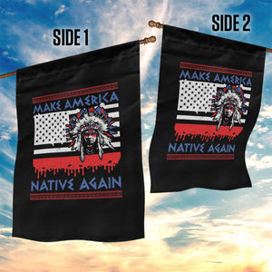 Make America Native Again Garden Flag Native Indian Pride USA Flag TS11 Print Your Wear