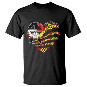 Indigenous Pride Native American Medicine Wheel T Shirt TS11 Black Print Your Wear
