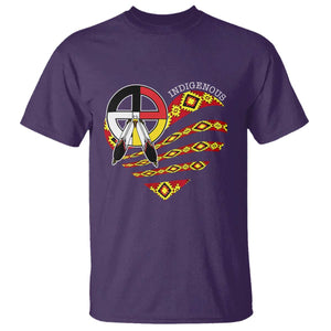 Indigenous Pride Native American Medicine Wheel T Shirt TS11 Purple Print Your Wear