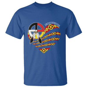Indigenous Pride Native American Medicine Wheel T Shirt TS11 Royal Blue Print Your Wear