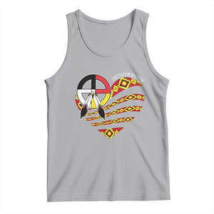 Indigenous Pride Native American Medicine Wheel Tank Top TS11 Athletic Heather Print Your Wear