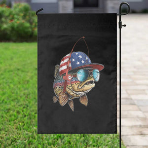 Funny Patriot American Flag Bass Fish Fishing Garden Flag TS11 Print Your Wear