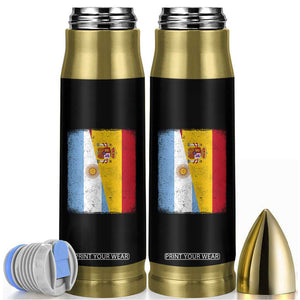 Spain Argentina Half Flag Spanish Argentinian Roots Bullet Tumbler