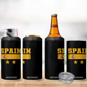 Spain Champions 2026 Second Star 4 in 1 Can Cooler Tumbler Espana Coat of Arms