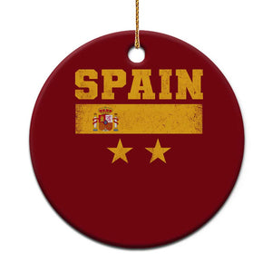 Spain Champions 2026 Second Star Ceramic Ornament Espana Coat of Arms