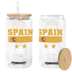 Spain Champions 2026 Second Star Glass Can Espana Coat of Arms