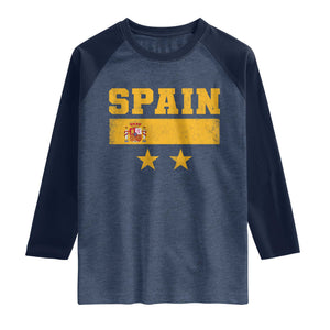 Spain Champions 2026 Second Star Raglan Shirt Espana Coat of Arms