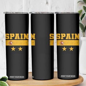 Spain Champions 2026 Second Star Skinny Tumbler Espana Coat of Arms
