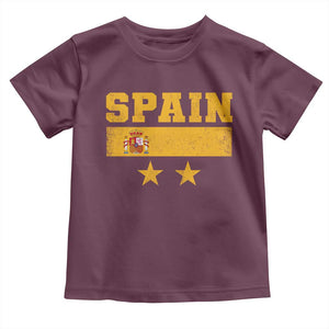 Spain Champions 2026 Second Star Toddler T Shirt Espana Coat of Arms
