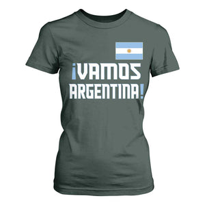 Vamos Argentina T Shirt For Women Sol De May Argentinian Flag National Pride