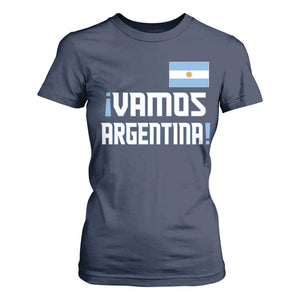 Vamos Argentina T Shirt For Women Sol De May Argentinian Flag National Pride