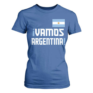 Vamos Argentina T Shirt For Women Sol De May Argentinian Flag National Pride