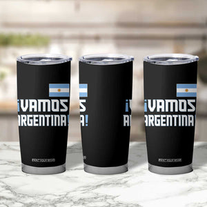 Vamos Argentina Tumbler Cup Sol De May Argentinian Flag National Pride