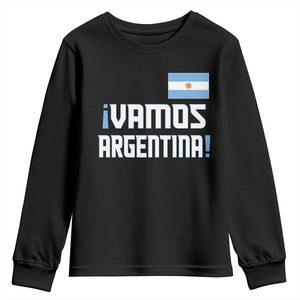 Vamos Argentina Youth Sweatshirt Sol De May Argentinian Flag National Pride