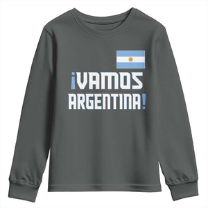 Vamos Argentina Youth Sweatshirt Sol De May Argentinian Flag National Pride