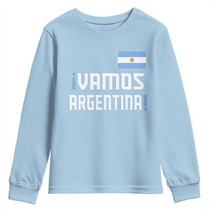 Vamos Argentina Youth Sweatshirt Sol De May Argentinian Flag National Pride