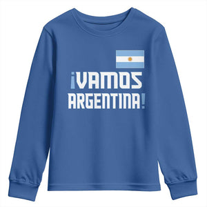 Vamos Argentina Youth Sweatshirt Sol De May Argentinian Flag National Pride