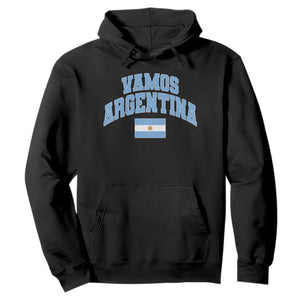Vamos Argentina Football Throwback Design Hoodie Vintage Argentinian Flag