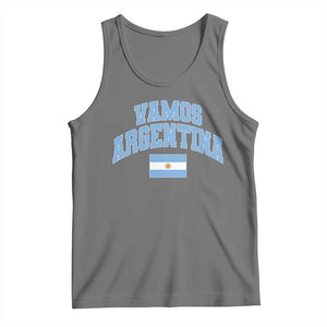 Vamos Argentina Football Throwback Design Tank Top Vintage Argentinian Flag