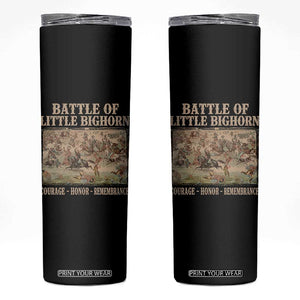 Battle of Little Bighorn Skinny Tumbler Courage Honor Remember Native American