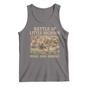 Battle of Little Bighorn Tank Top Courage Honor Remember Native American