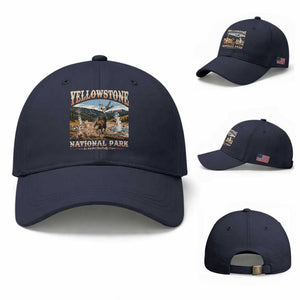 Yellowstone National Park Do Not Pet The Fluffy Cows Baseball Cap