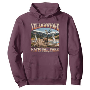 Yellowstone National Park Do Not Pet The Fluffy Cows Hoodie