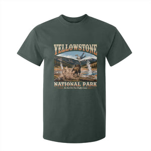 Yellowstone National Park Do Not Pet The Fluffy Cows T Shirt For Kid