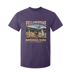 Yellowstone National Park Do Not Pet The Fluffy Cows T Shirt For Kid