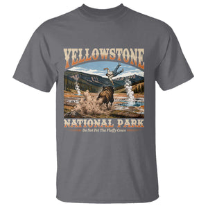 Yellowstone National Park Do Not Pet The Fluffy Cows T Shirt