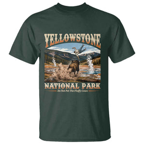 Yellowstone National Park Do Not Pet The Fluffy Cows T Shirt