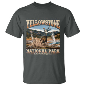Yellowstone National Park Do Not Pet The Fluffy Cows T Shirt