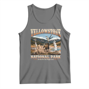 Yellowstone National Park Do Not Pet The Fluffy Cows Tank Top