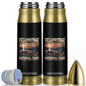 Yellowstone National Park Wyoming Montana Idaho Bullet Tumbler Vintage Bison Geyser