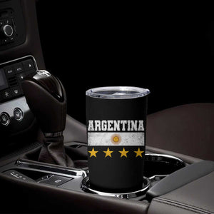 Argentina Champions 2026 4th Star Tumbler Cup Vintage Sol De May and Stripes